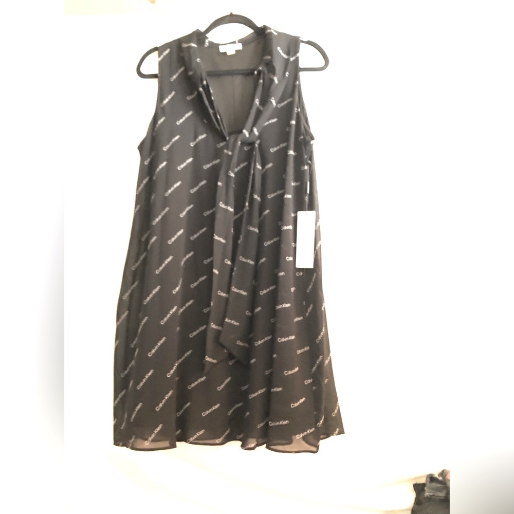 Black Calvin Klein dress new with tags size 14